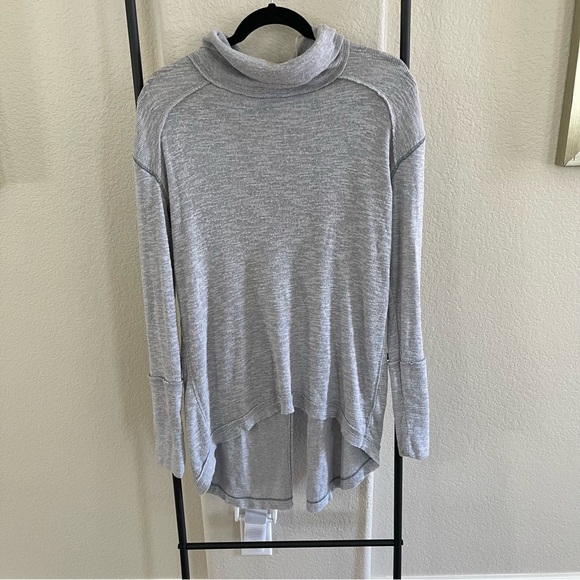 Free People, We The Free, Split Back Turtleneck Top | Size M - Picture 5 of 8